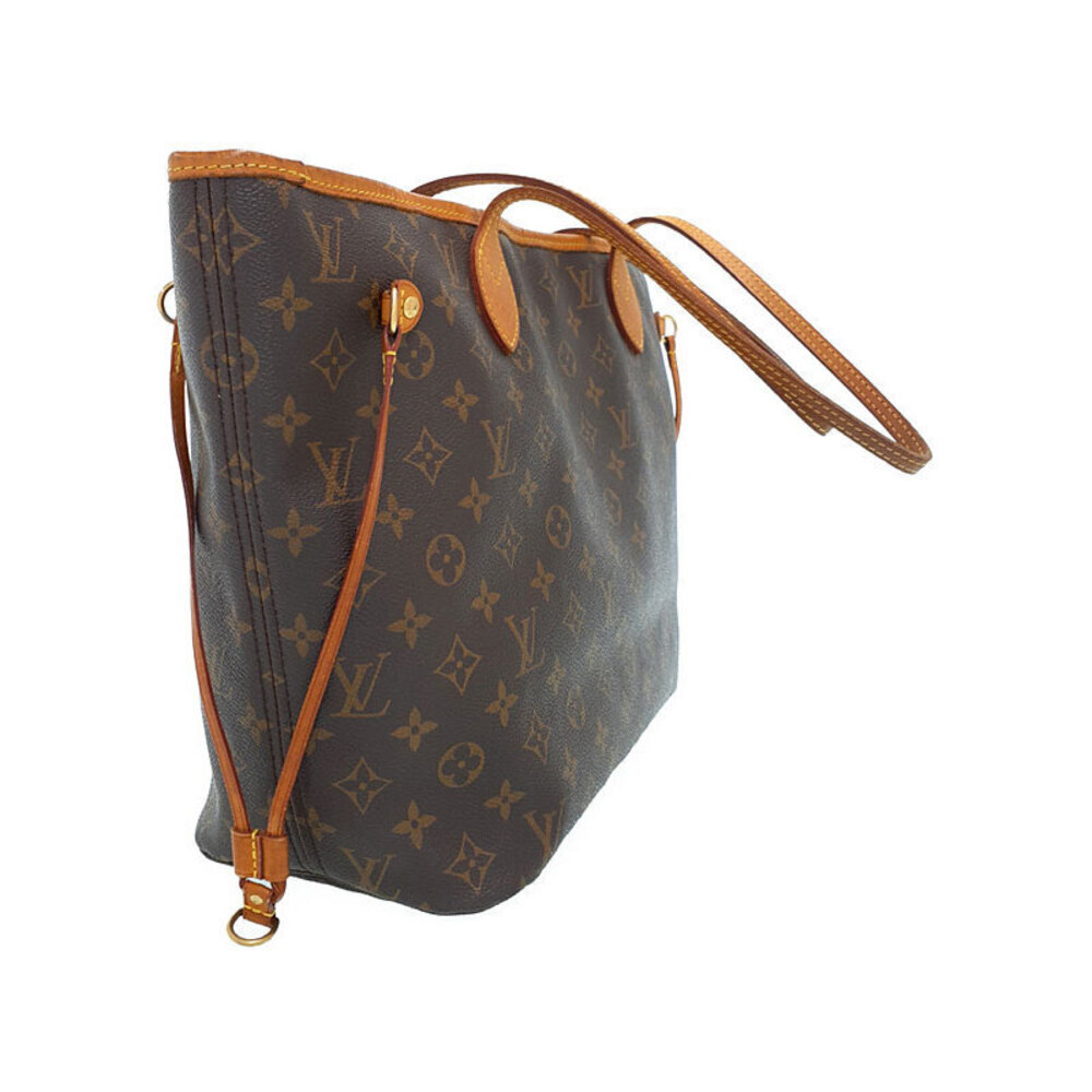 Louis Vuitton Monogram Leather Brown Neverfull Tote Bag - Picture 2 of 8
